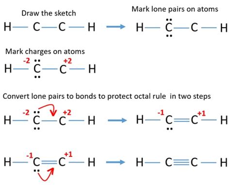 lewis structure c2h2|acetylene chemistry.